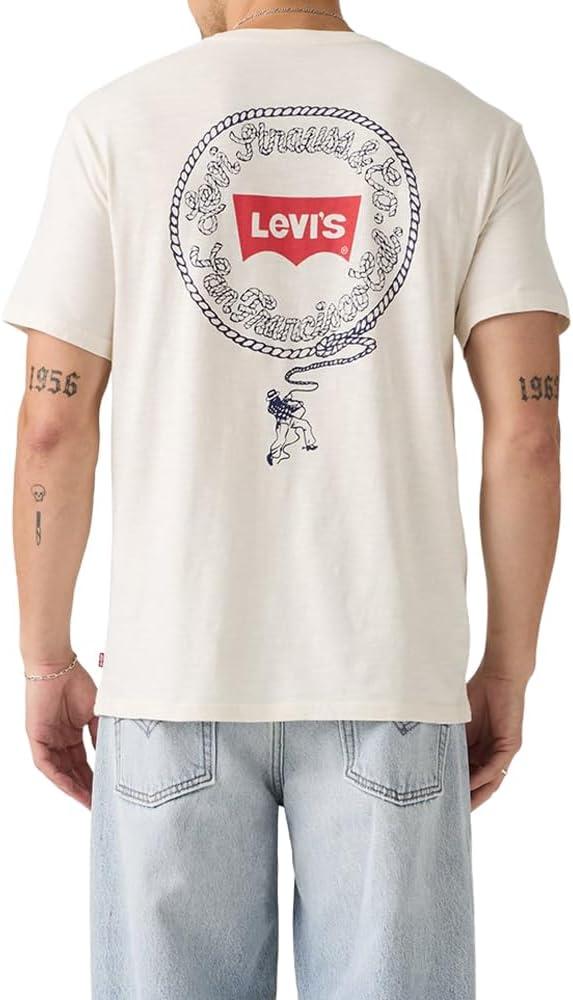 imageLevis Mens Graphic Tee Also Available in Big amp TallNew Lasso Egret