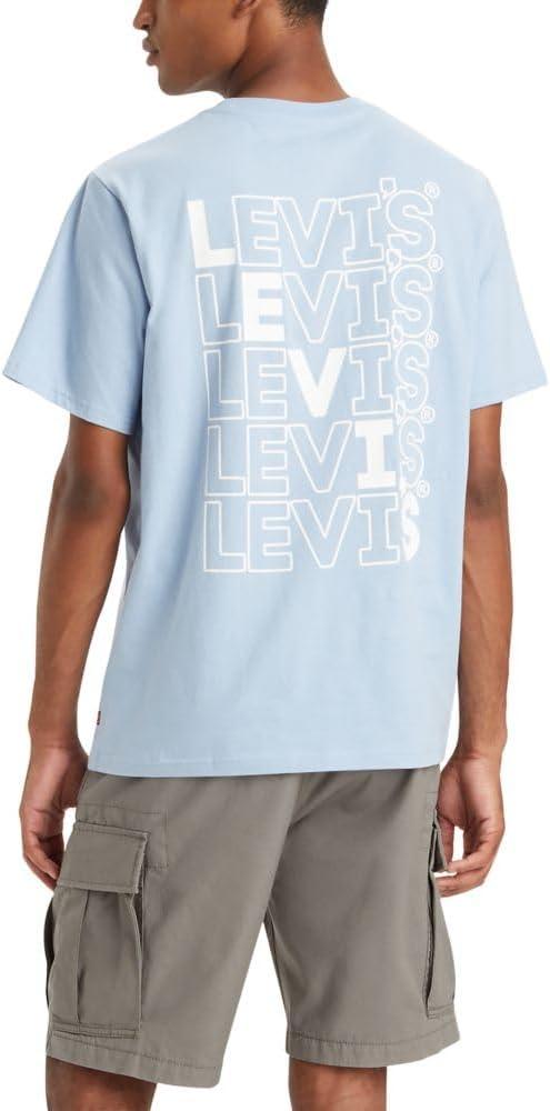 imageLevis Mens Graphic Tee Also Available in Big amp TallNew Seasonal Logo Soft Chambray