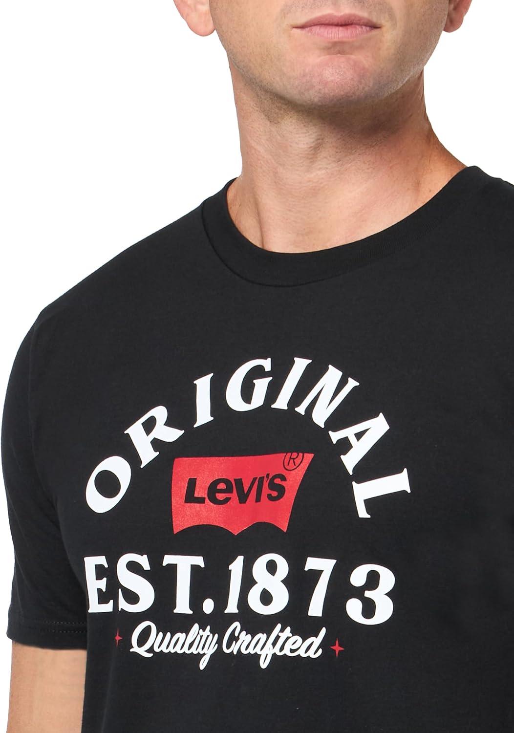imageLevis Mens Graphic Tee Also Available in Big amp TallNew Surplus Black