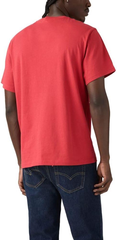 imageLevis Mens Graphic Tee Also Available in Big amp TallSerif Logo Cardinal