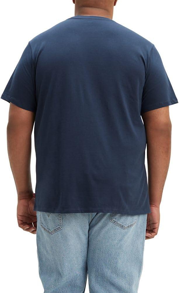 imageLevis Mens Graphic Tee Also Available in Big amp TallTall Batwing Core Dress Blues Blue