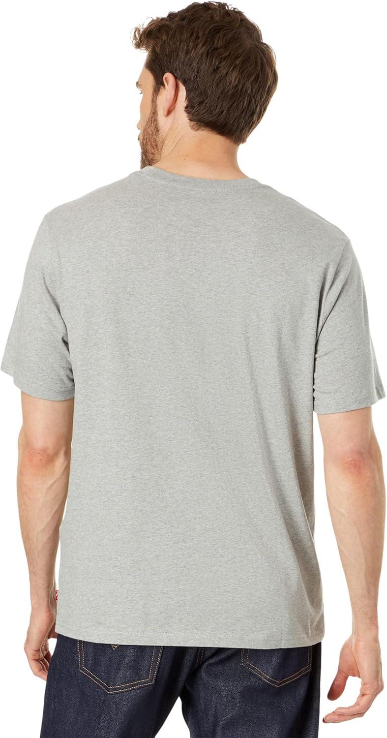 imageLevis Mens Graphic Tees Also Available in Big amp Tall TShirt501 Logo Outline Midtone Heather Grey