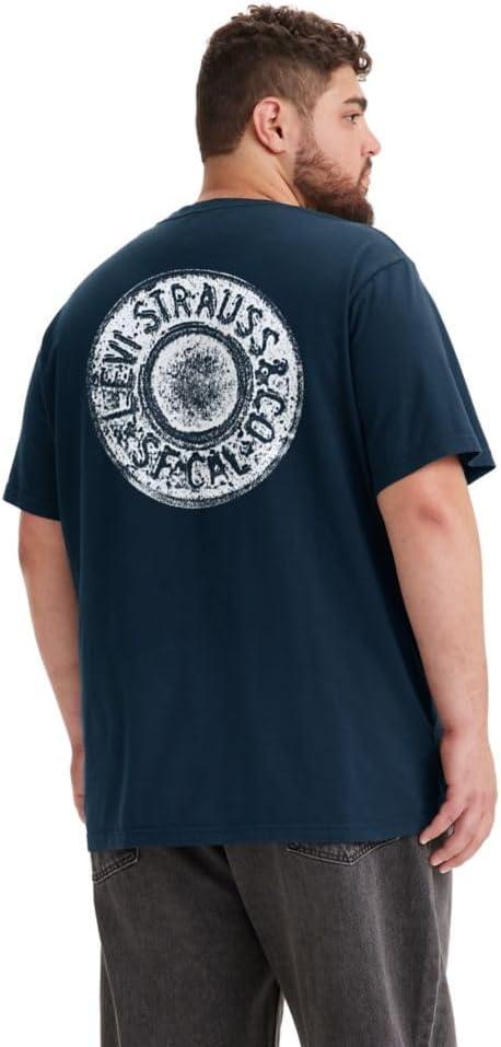 imageLevis Mens Graphic Tees Also Available in Big amp Tall TShirtNew Button Dress Blues