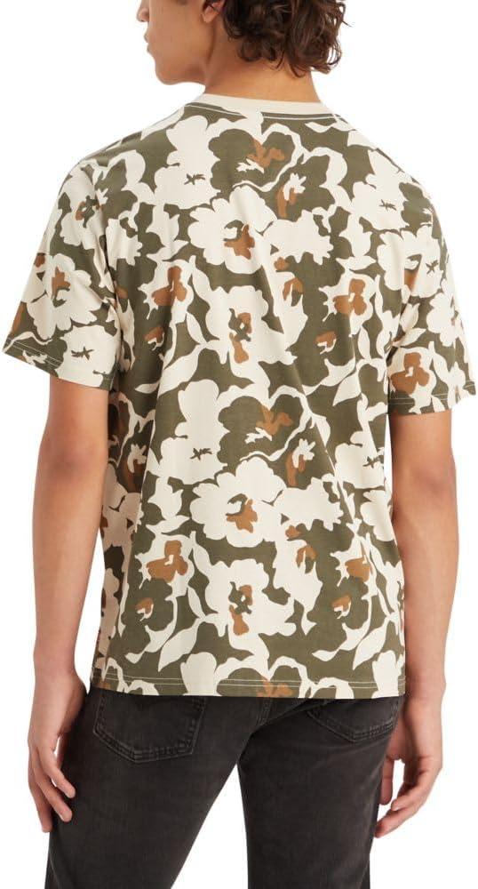 imageLevis Mens Graphic Tees Also Available in Big amp Tall TShirtNew Seasonal Boxtab Aop Floral Camo Aop