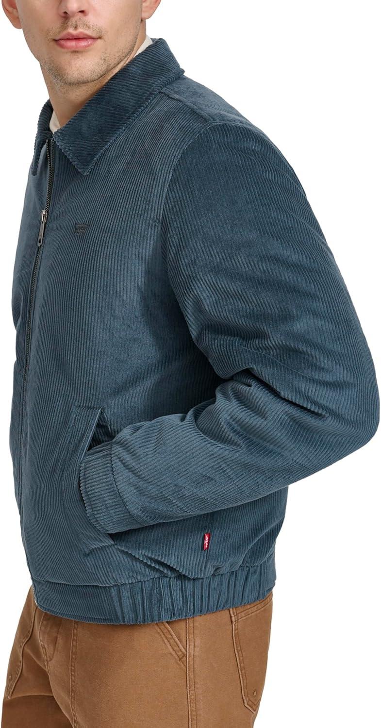 imageLevis Mens Levis Mens Corduroy Bomber JacketGrey