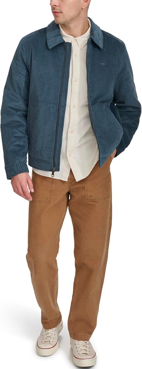 imageLevis Mens Levis Mens Corduroy Bomber JacketGrey