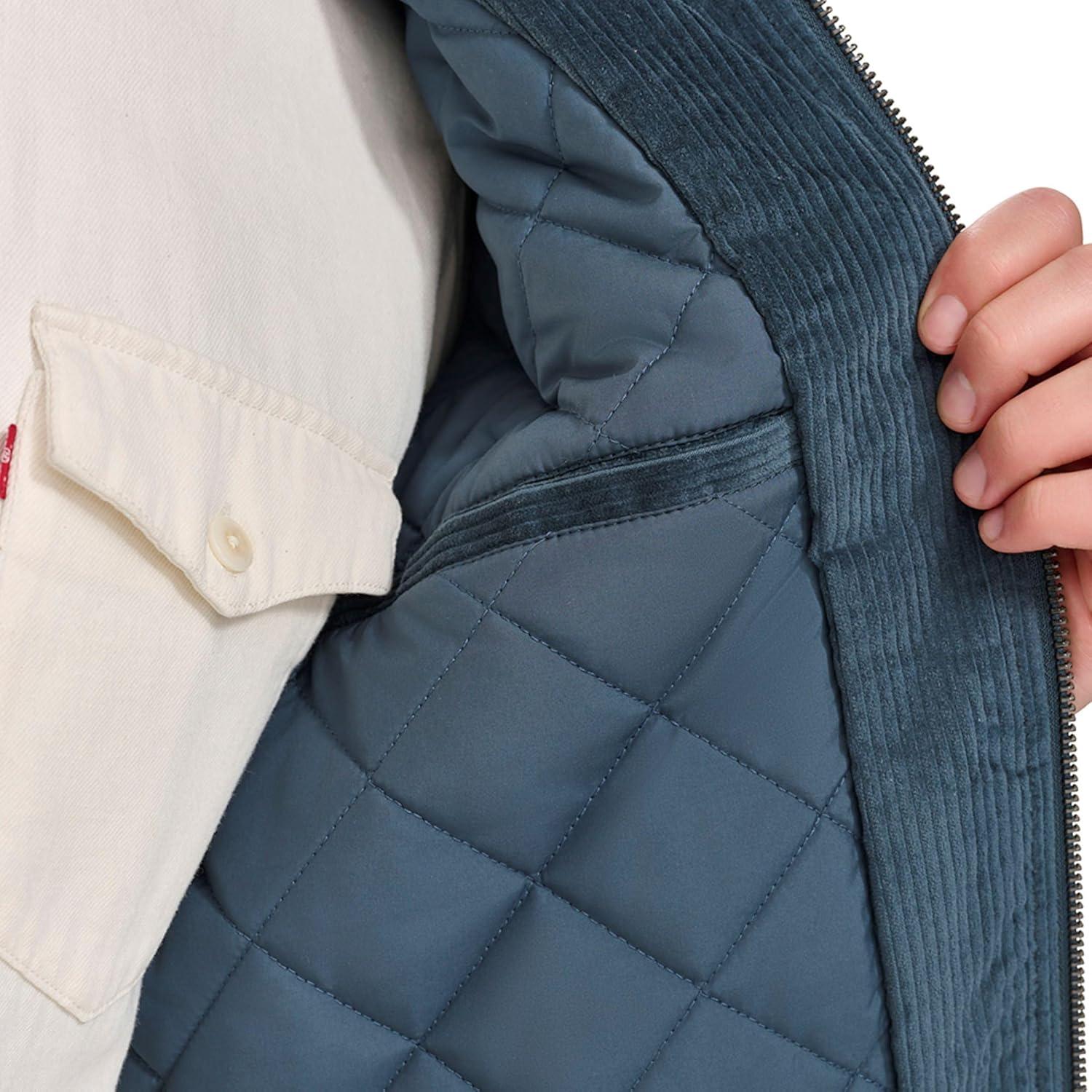 imageLevis Mens Levis Mens Corduroy Bomber JacketGrey