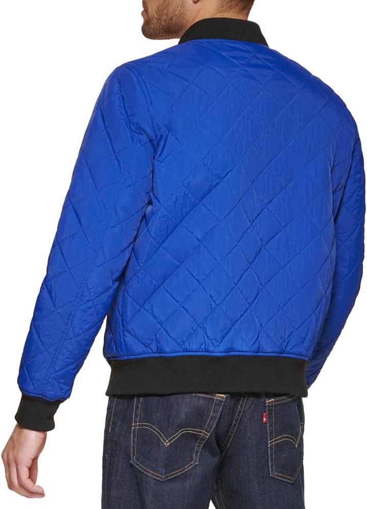 imageLevis Mens Levis Mens Diamond Quilted Bomber JacketBlue