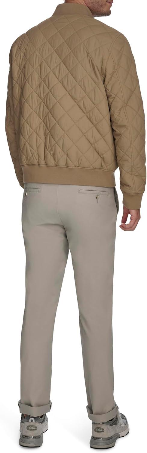 imageLevis Mens Levis Mens Diamond Quilted Bomber JacketLight Taupe
