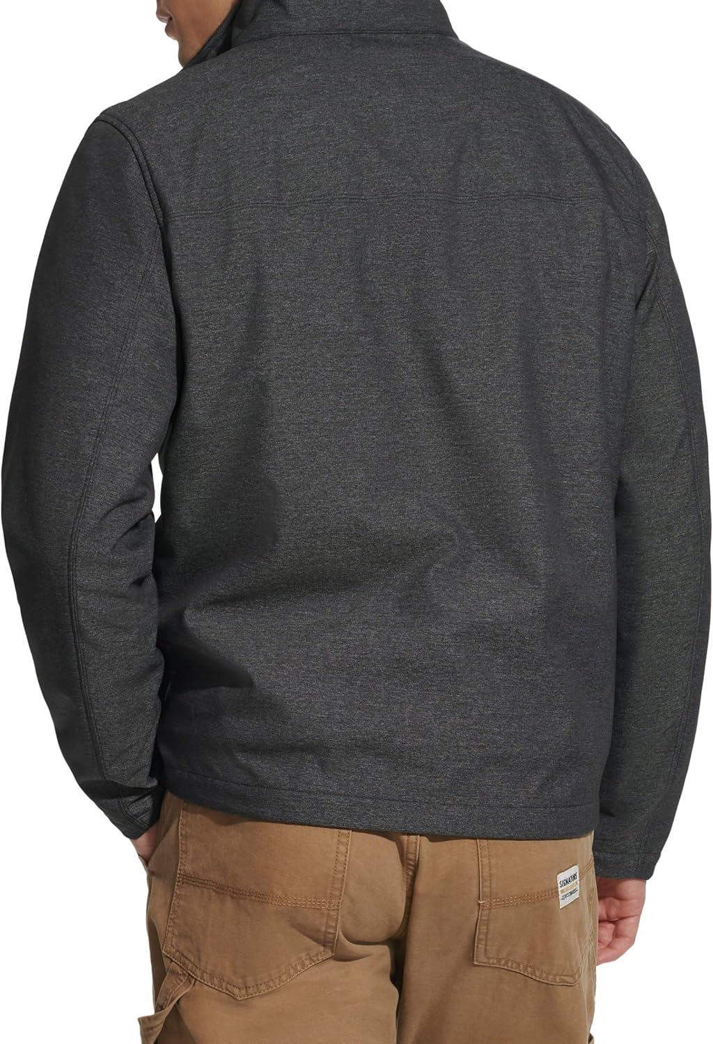 imageLevis Mens Levis Mens Stand Collar Softshell JacketGraphite