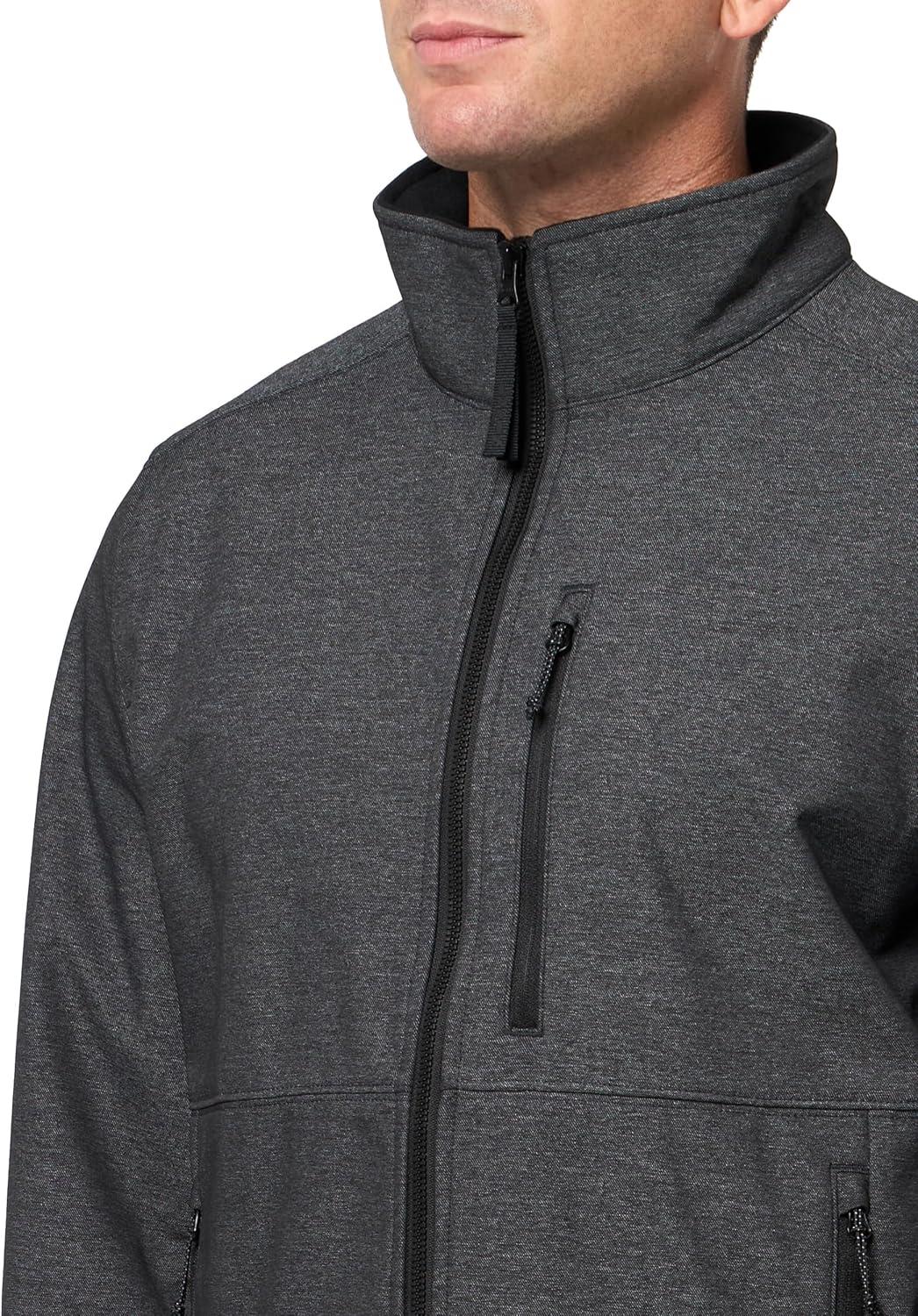 imageLevis Mens Levis Mens Stand Collar Softshell JacketGraphite