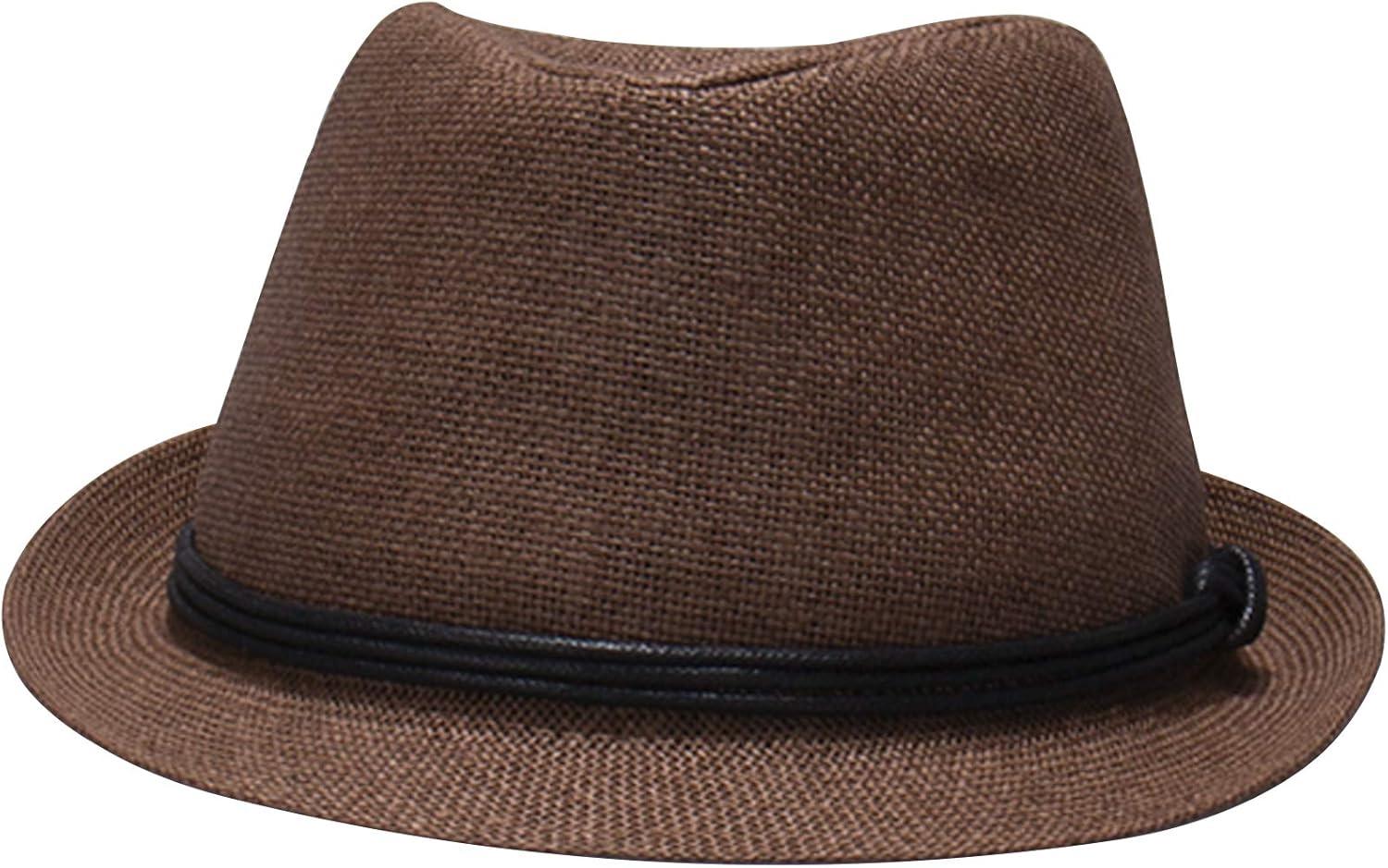 imageLevis Mens Lightweight Straw Fedora Panama HatBrown Straw