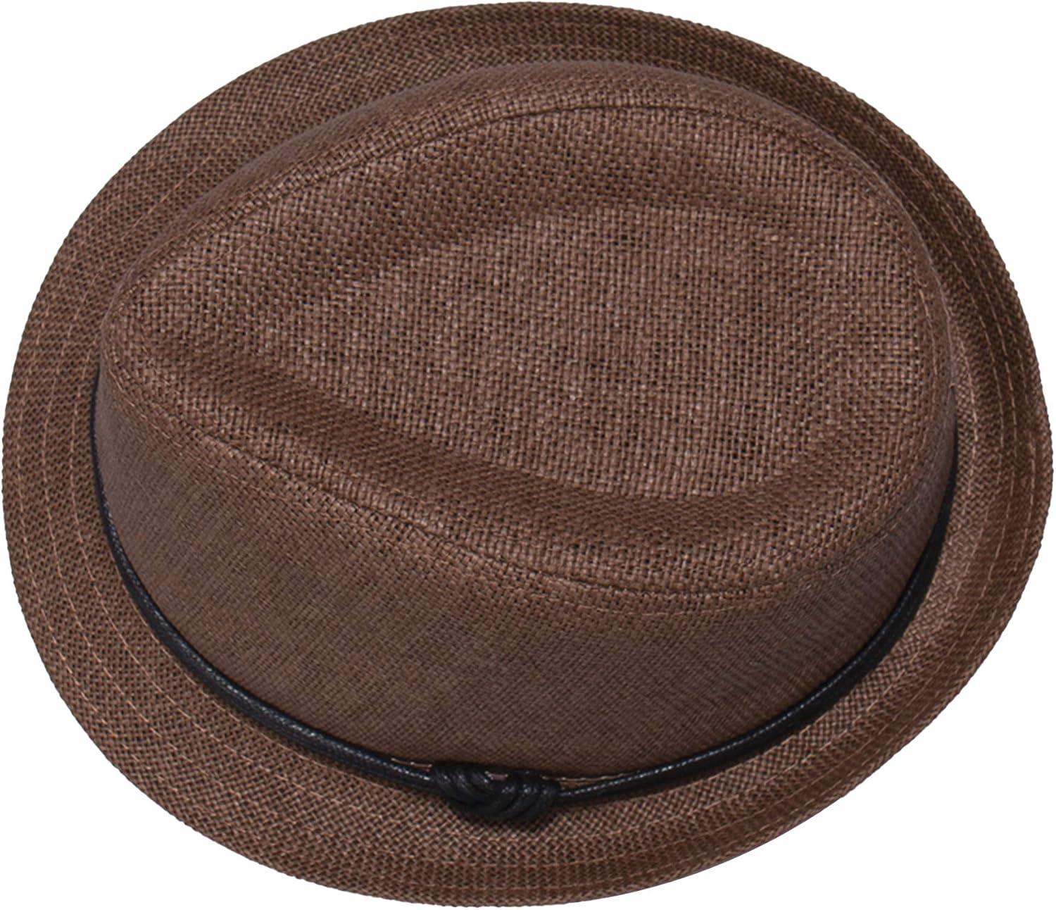 imageLevis Mens Lightweight Straw Fedora Panama HatBrown Straw