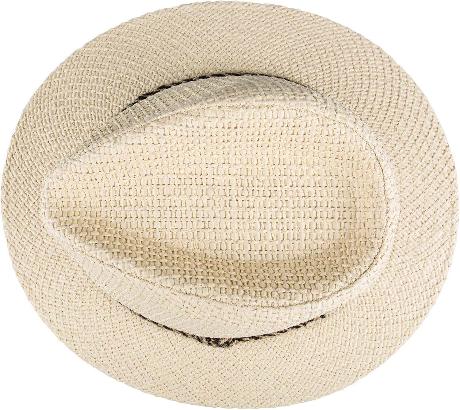 imageLevis Mens Lightweight Straw Fedora Panama HatNatural