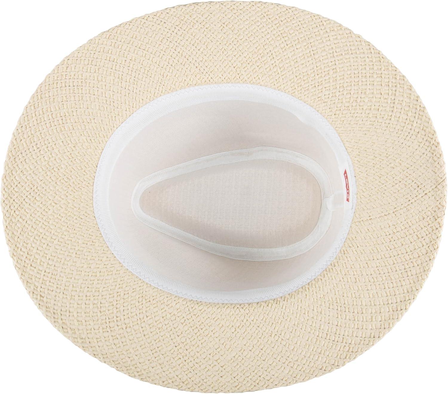 imageLevis Mens Lightweight Straw Fedora Panama HatNatural