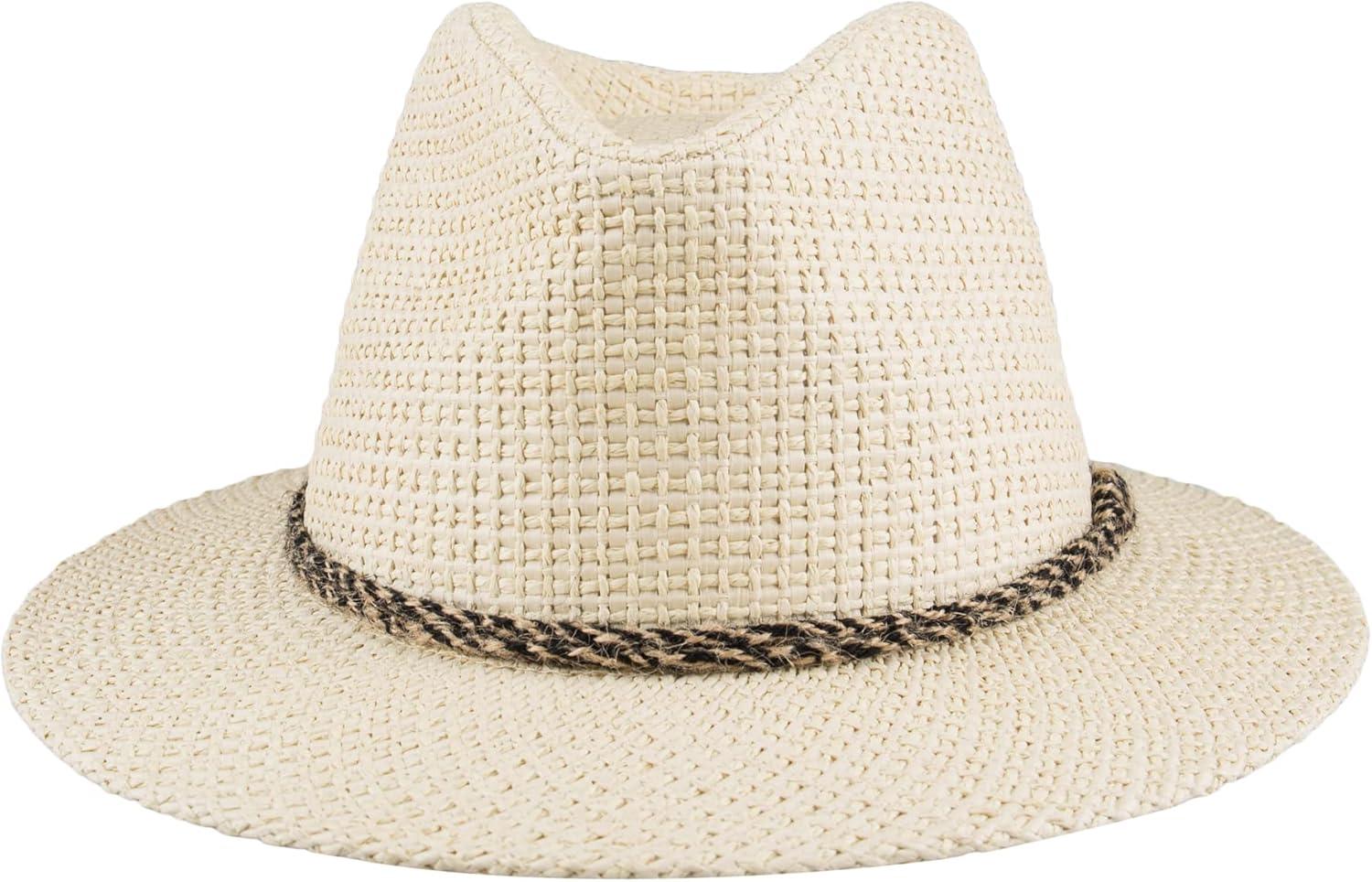 imageLevis Mens Panama Hat with Twisted BandNatural