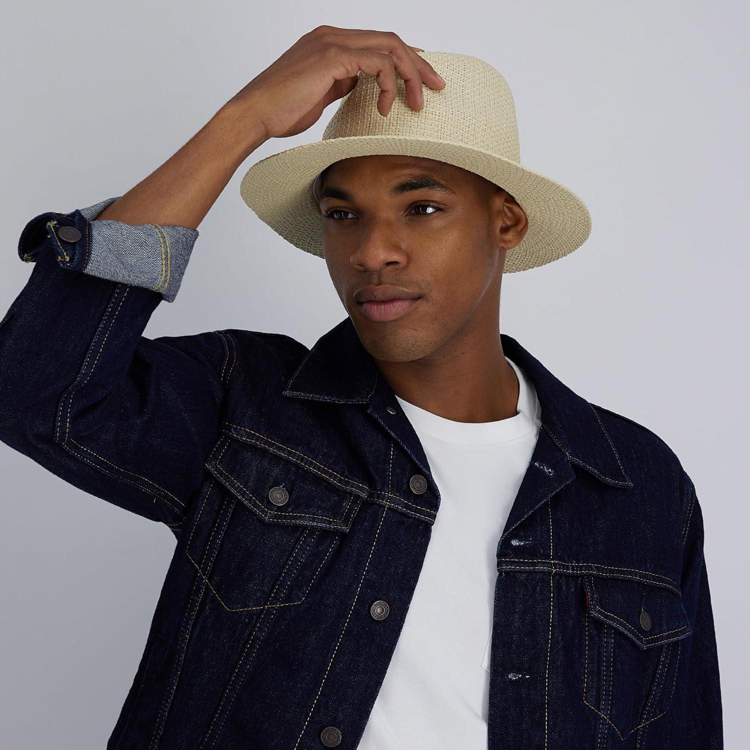 imageLevis Mens Panama Hat with Twisted BandNatural