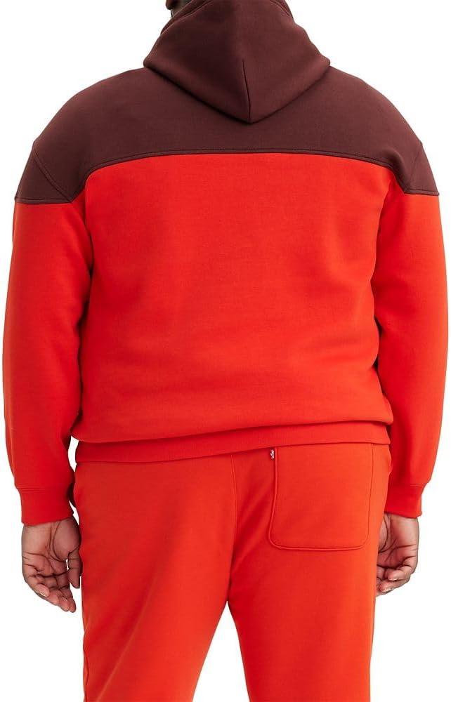 imageLevis Mens Seasonal Logo HoodieTop Block Valiant Poppy