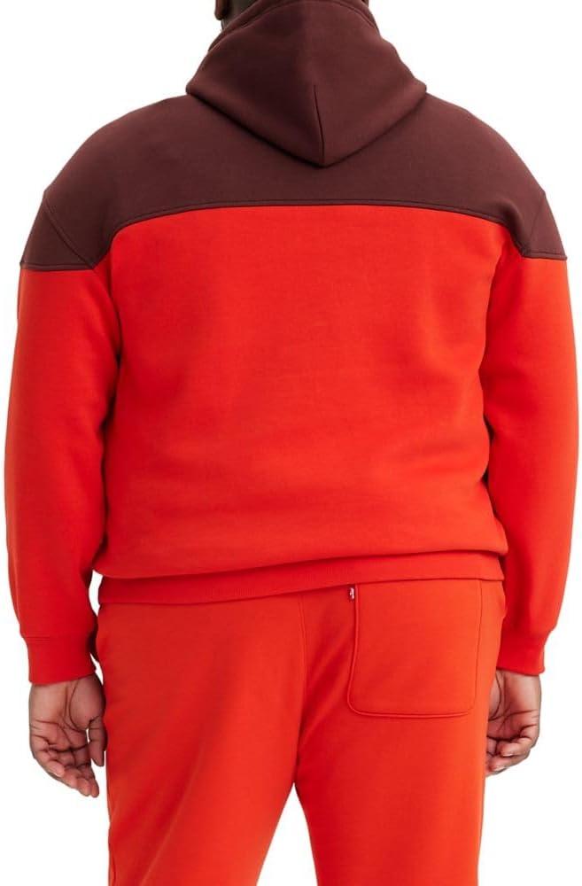 imageLevis Mens Seasonal Logo HoodieTop Block Valiant Poppy