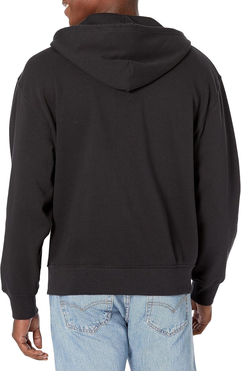 imageLevis Mens Seasonal Zip Up HoodieCaviar Graphic