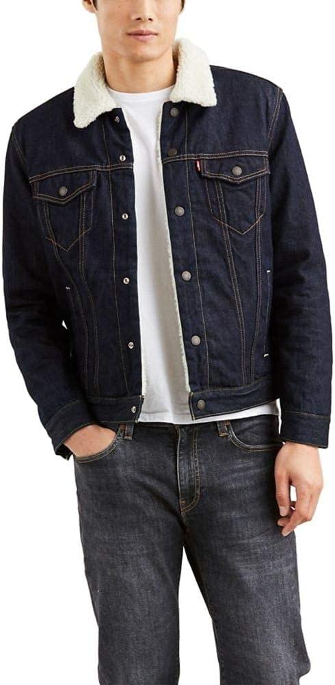 imageLevis Mens Sherpa Trucker JacketJuniper Rinse