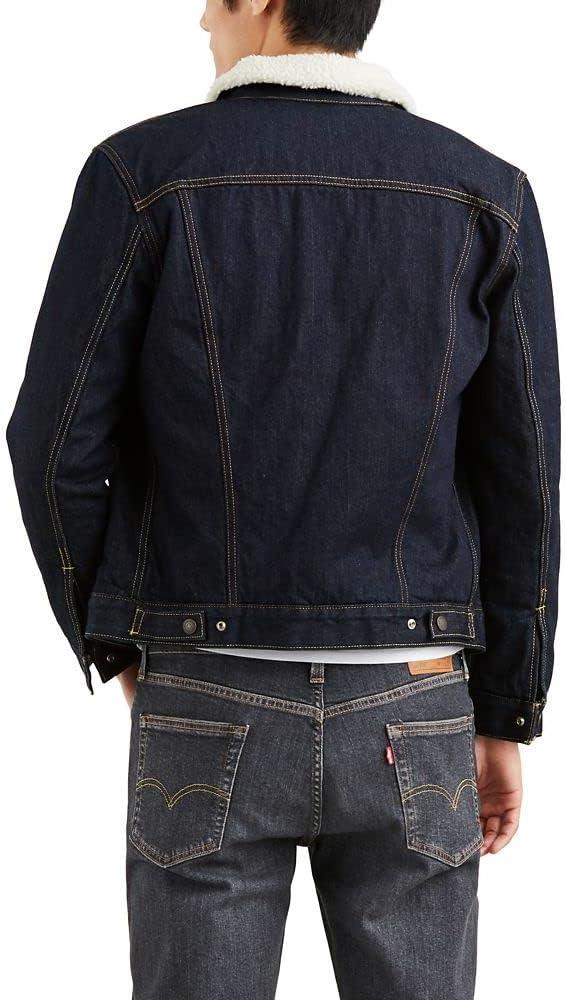 imageLevis Mens Sherpa Trucker JacketJuniper Rinse