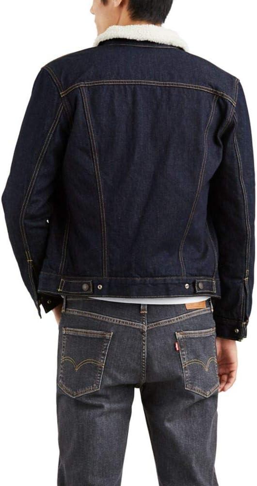 imageLevis Mens Sherpa Trucker JacketJuniper Rinse