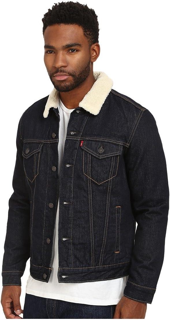imageLevis Mens Sherpa Trucker JacketJuniper Rinse