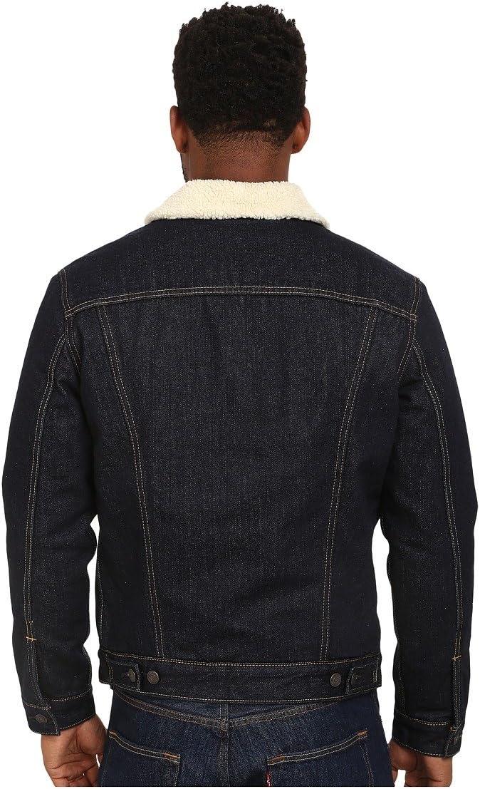 imageLevis Mens Sherpa Trucker JacketJuniper Rinse