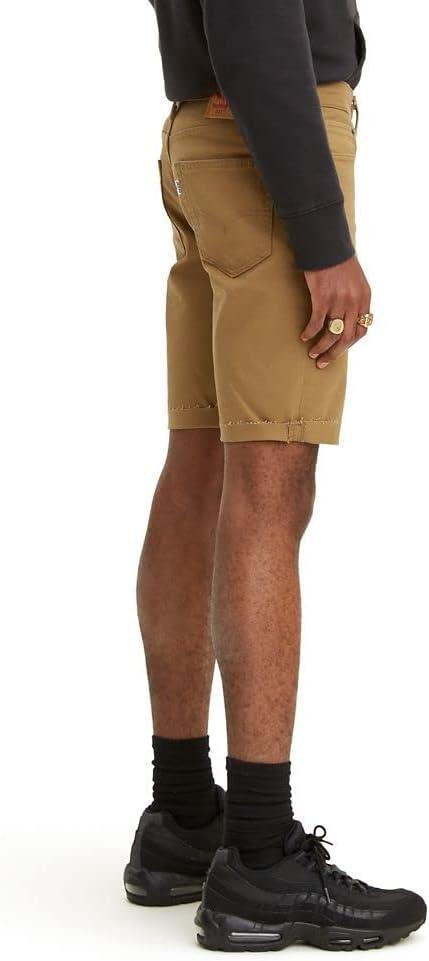 imageLevis Mens Slim Cut Off Jean ShortsCarawayBull DenimStretch