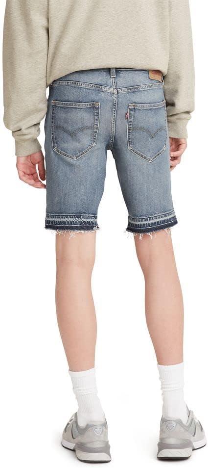 imageLevis Mens Slim Cut Off Jean ShortsSay Goodbye Destructed