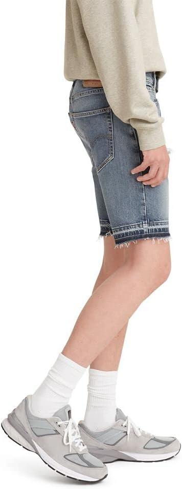 imageLevis Mens Slim Cut Off Jean ShortsSay Goodbye Destructed