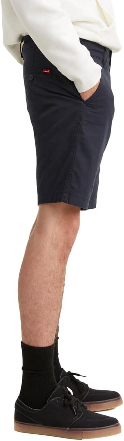 imageLevis Mens Standard Taper Chino ShortBaltic Navy Stretch Twill