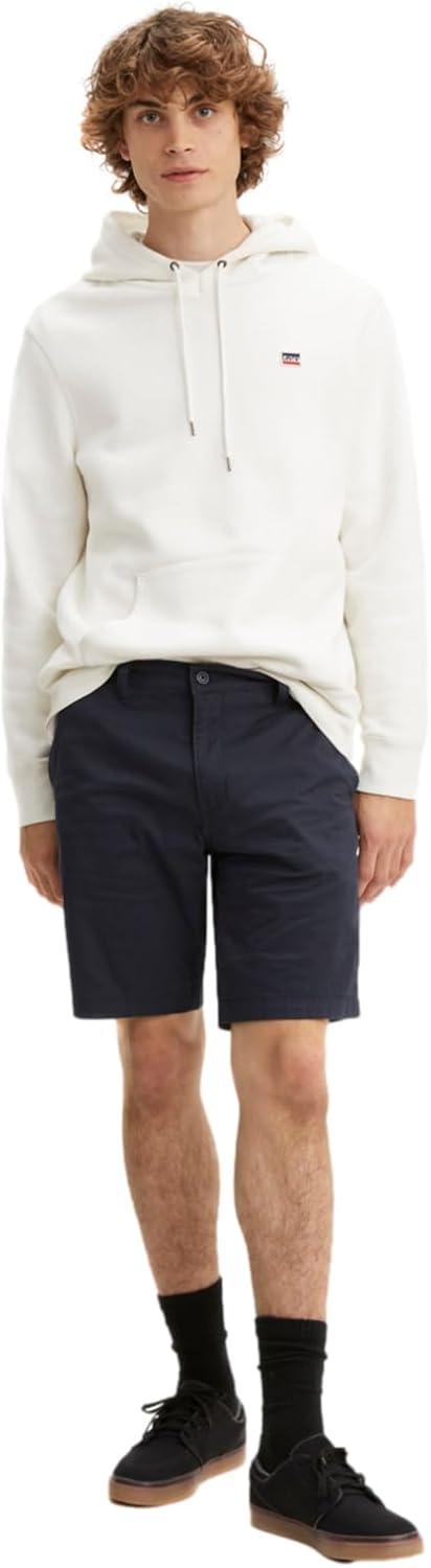 imageLevis Mens Standard Taper Chino ShortBaltic Navy Stretch Twill