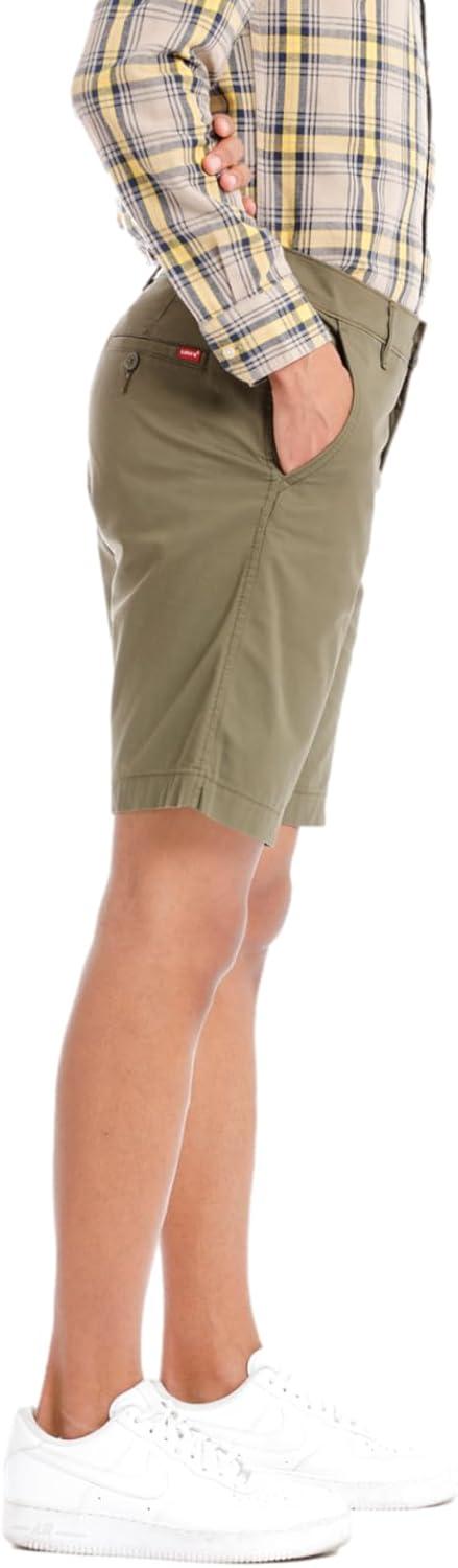 imageLevis Mens Standard Taper Chino ShortOlive Night Microsand Twill Green