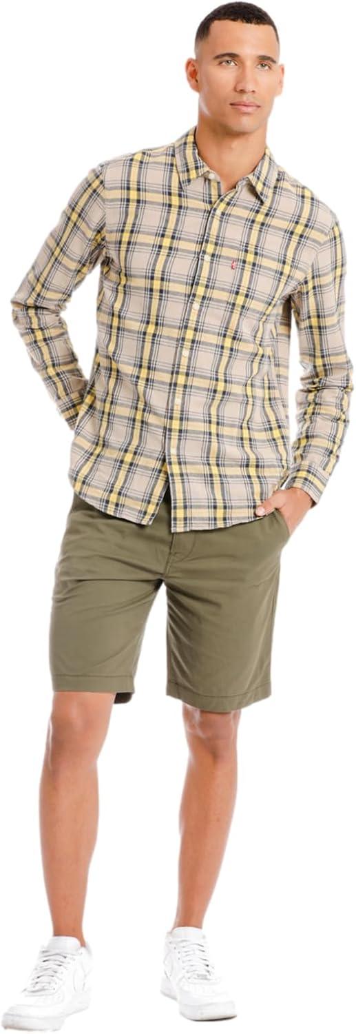 imageLevis Mens Standard Taper Chino ShortOlive Night Microsand Twill Green