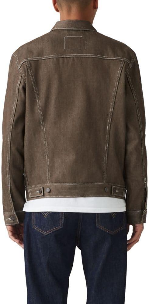 imageLevis Mens TruckerDark Brown Rigid Trucker