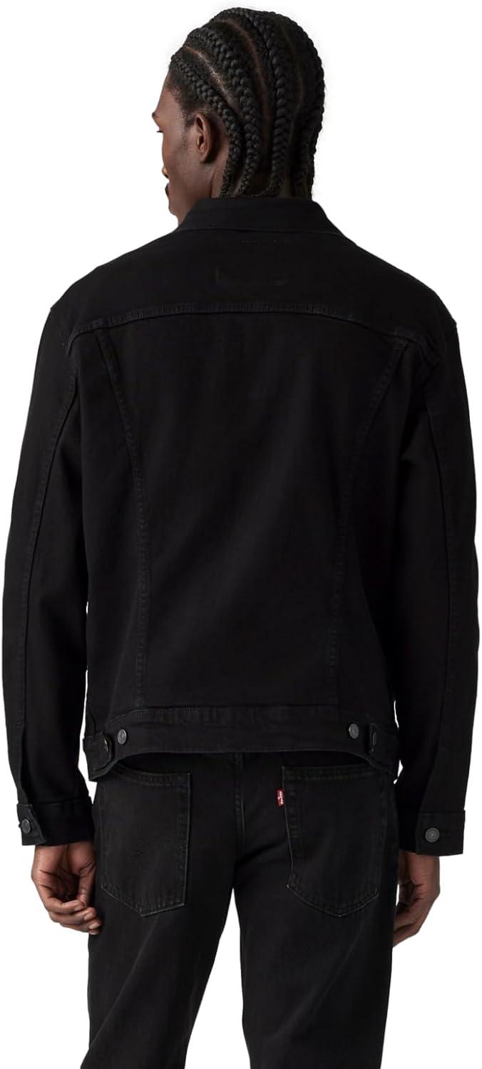 imageLevis Mens TruckerNew LarimarBlackStretch