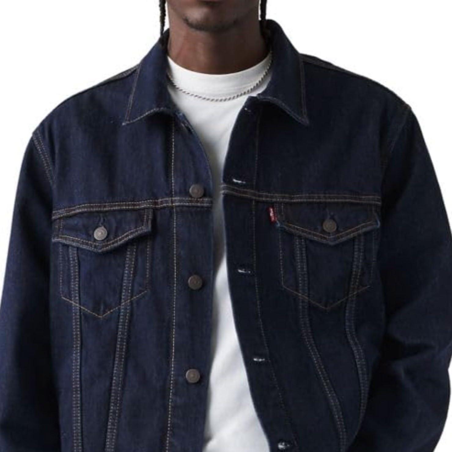 imageLevis Mens TruckerNew Rinse