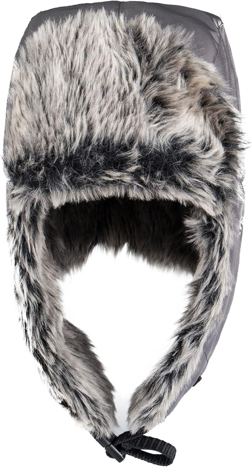 imageLevis Mens Warm Winter Trapper HatCharcoal Nylon
