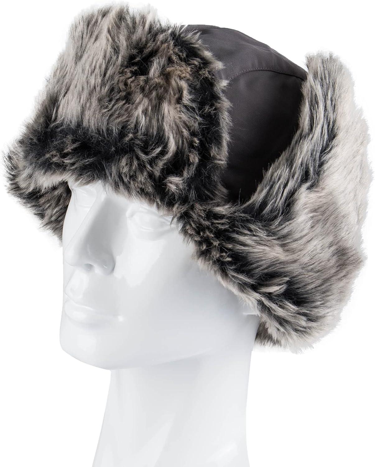 imageLevis Mens Warm Winter Trapper HatCharcoal Nylon
