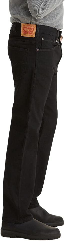 imageLevis Mens Western Fit Cowboy Jeans Also Available in Big amp TallKnees Deep Black