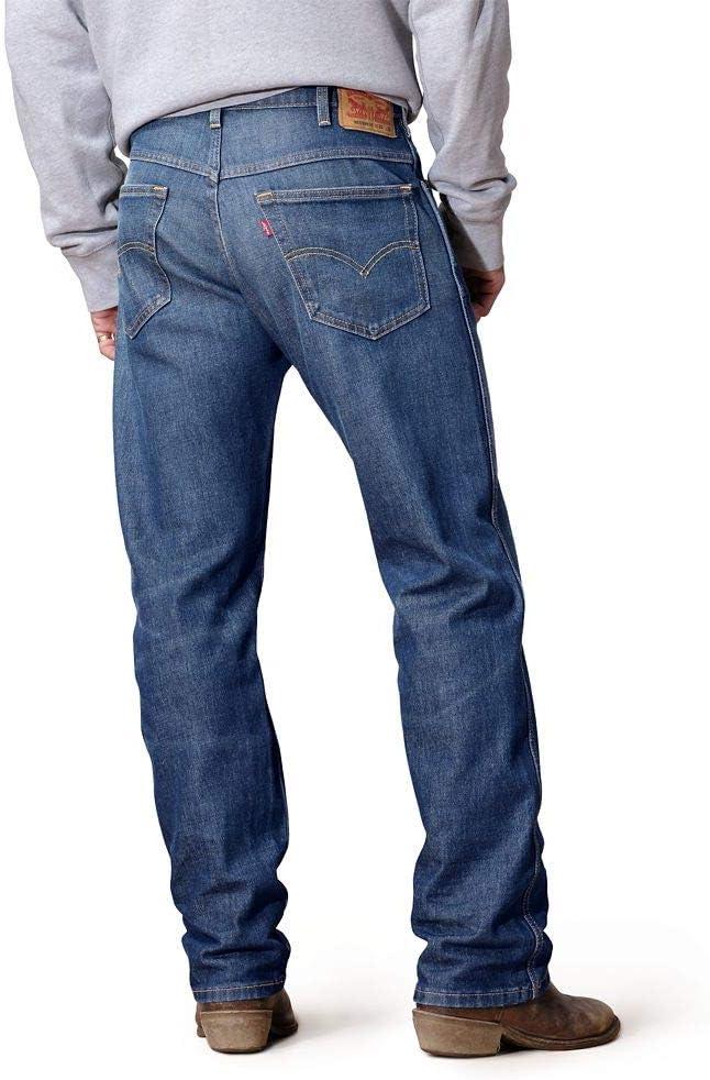 imageLevis Mens Western Fit Cowboy Jeans Also Available in Big amp TallStone Lonesome Stretch