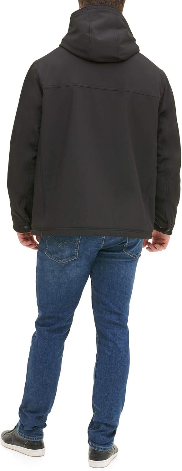 imageLevis Mens Wool Blend Hooded Military JacketBlack