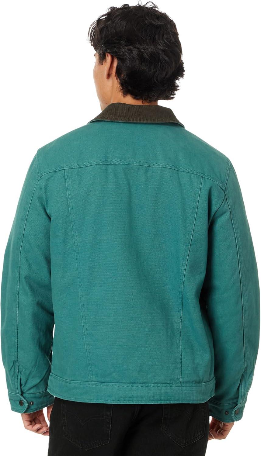 imageLevis Mens Workwear Cotton Canvas Corduroy Collar Depot JacketAtlantis Quilt Lined