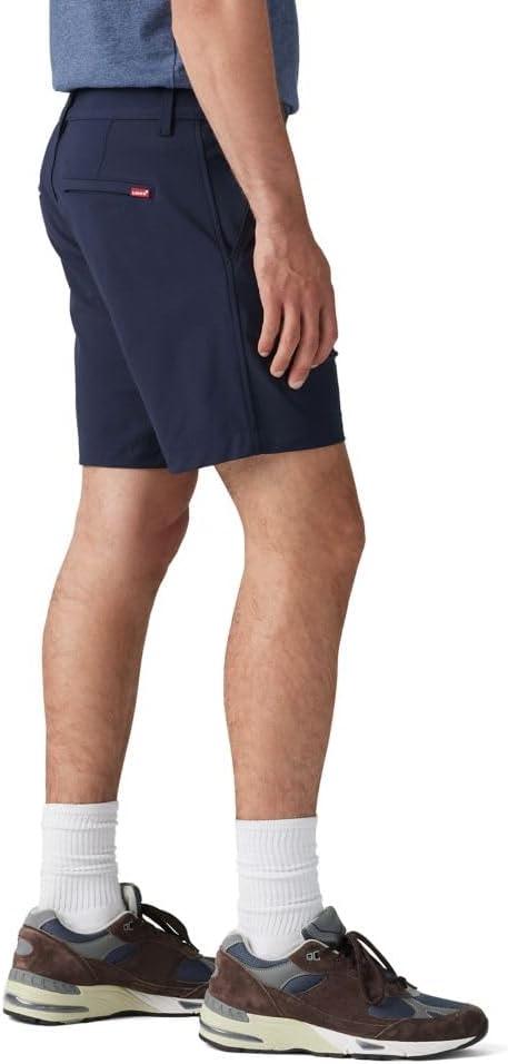 imageLevis Mens XX Chino Tech ShortsNavy Waves Warp Knit