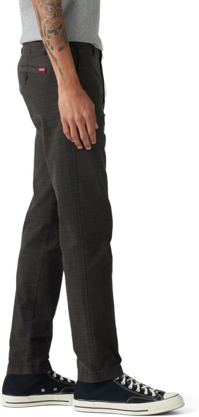 imageLevis Mens Xx Standard Tapered Chino Pants Also Available in Big amp TallAidan Plaid Meteorite