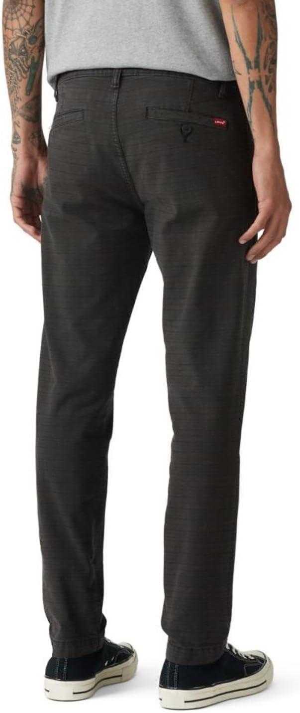 imageLevis Mens Xx Standard Tapered Chino Pants Also Available in Big amp TallAidan Plaid Meteorite