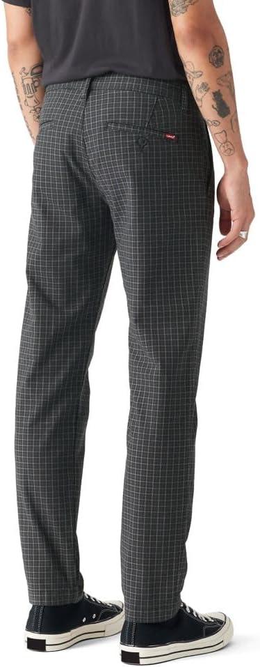imageLevis Mens Xx Standard Tapered Chino Pants Also Available in Big amp TallLawrence Plaid Meteorite