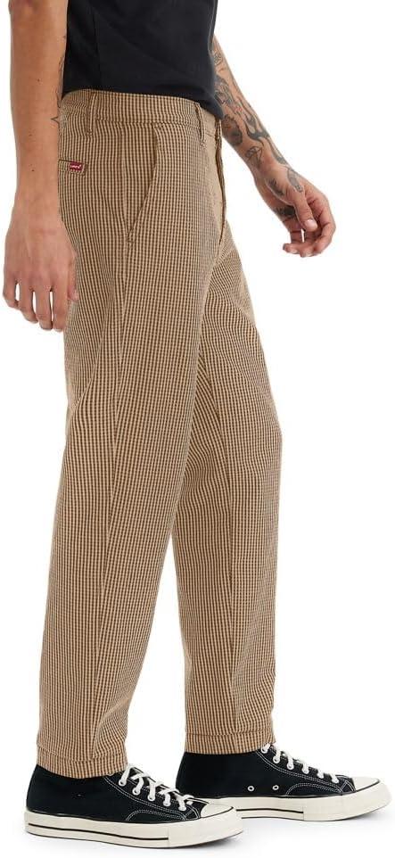 imageLevis Mens Xx Standard Tapered Chino Pants Also Available in Big amp TallNew Brent Plaid True Chino